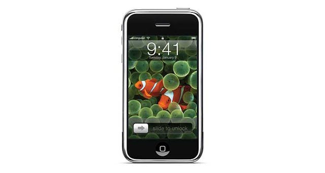 The first Apple iPhone: they were not clown(fishing) around.