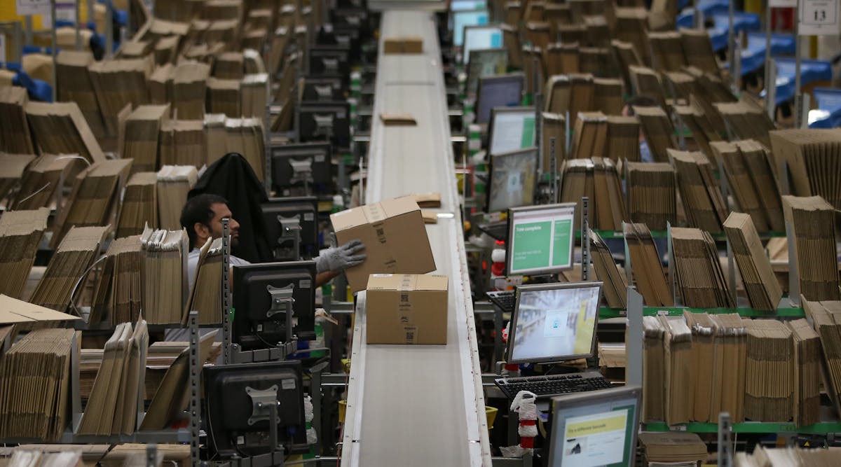 Warehouse Distribution Centre For Amazon Online Retailers