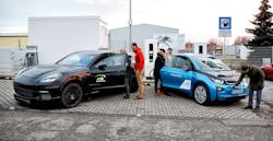 2 vehicles at FastCharge chargers 2 vehicles at FastCharge chargers