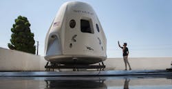 SpaceX Crew Dragon mockup SpaceX Crew Dragon mockup