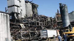 Sugar dust explosion destroyed a sugar refinery at Port Wentworth in Georgia in February 2008, killing 14 people.