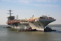 USS George Washington (CVN 73) Moves From Dry Dock