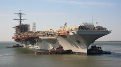USS George Washington (CVN 73) Moves From Dry Dock