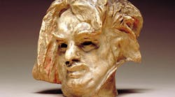 Auguste Rodin&rsquo;s Head of Balzac, one of the four sculptures scanned by NVision.