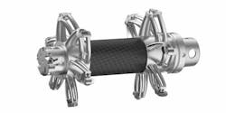Same tool, even lighter. Instead of using a 3D-printed metal tube, a tool version with a carbon fiber tube was used. Reducing the weight even further, down to 20.9 lb. (9.5 kg.) Same tool, even lighter. Instead of using a 3D-printed metal tube, a tool version with a carbon fiber tube was used. Reducing the weight even further, down to 20.9 lb. (9.5 kg.)