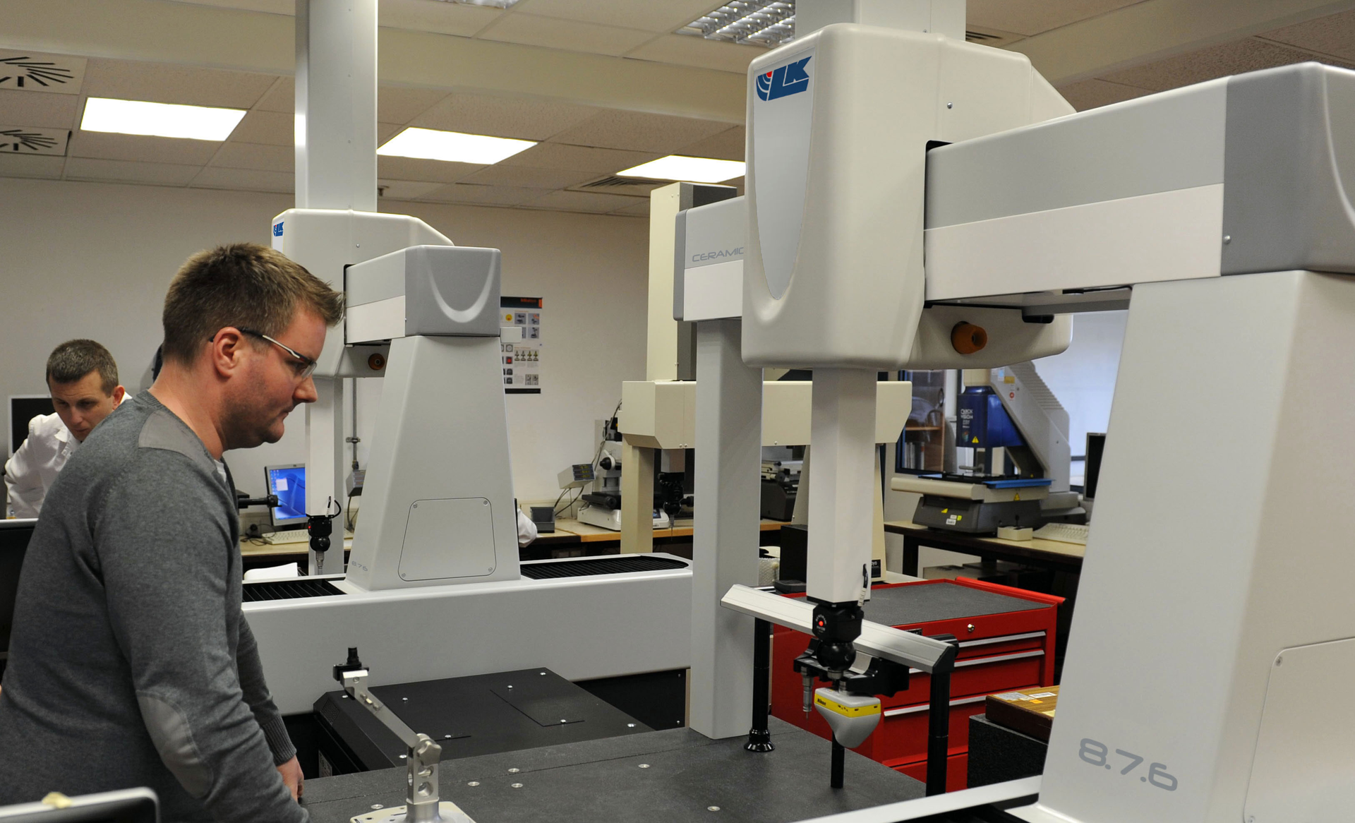 The two ALTERA 8.7.6 CMMs installed in the measurement laboratory at Continental - Chassis & Safety, Veszpren, Hungary.