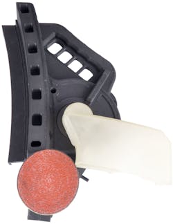 The circular saw housing, which would have taken weeks to be fabricated and assembled, took only a few days. The circular saw housing, which would have taken weeks to be fabricated and assembled, took only a few days.