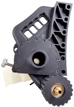 Siemens’ circular saw housing was printed in Onyx, a nylon base with chopped carbon fiber, and then reinforced with continuous carbon fiber. Siemens’ circular saw housing was printed in Onyx, a nylon base with chopped carbon fiber, and then reinforced with continuous carbon fiber.