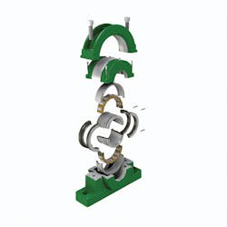 Split bearing units are completely split to the shaft, meaning you don’t have to remove couplings, gearboxes or other equipment to install them. Split bearing units are completely split to the shaft, meaning you don’t have to remove couplings, gearboxes or other equipment to install them.