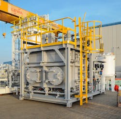 The chemical injection package for pumping sodium hypochlorite solution was delivered by LEWA NIKKISO Middle East to Zirku Island in the United Arab Emirates. It was part of an order that included a total of 13 injection packages. The chemical injection package for pumping sodium hypochlorite solution was delivered by LEWA NIKKISO Middle East to Zirku Island in the United Arab Emirates. It was part of an order that included a total of 13 injection packages.