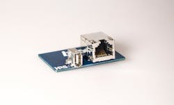 Figure 2—With the ix Industrial connector, a packing density 5-times larger than a conventional RJ45 can be achieved. Figure 2—With the ix Industrial connector, a packing density 5-times larger than a conventional RJ45 can be achieved.