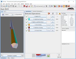 ANCA Software for manufacturing and re-grinding a variety of gun drill tooltypes.