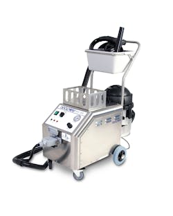 For power, portability, and versatility, the GVC-1502-VAC dry steam cleaner is able to clean a large selection of surfaces in a variety of environments, including work tables, seats, carts, beds, carpets, upholstery, desks, door handles, and more. For power, portability, and versatility, the GVC-1502-VAC dry steam cleaner is able to clean a large selection of surfaces in a variety of environments, including work tables, seats, carts, beds, carpets, upholstery, desks, door handles, and more.