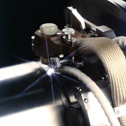 Close-up of TIG welding Close-up of TIG welding