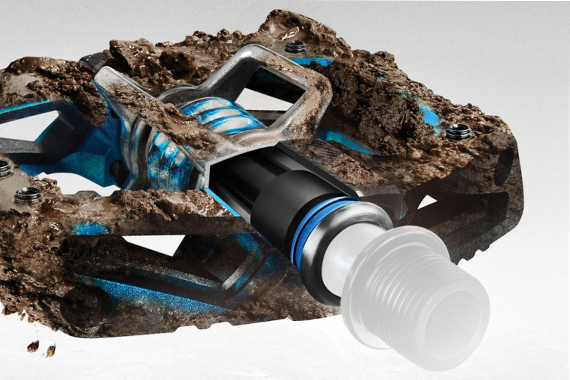 Crankbrothers includes igus components in its mallet E pedals, which the company describes as the &ldquo;ultimate pedal for endure racing and riding.&rdquo;