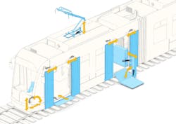 Figure 1: Pantographs, doors, lifts, platforms, and gravity bin hatches are just some of the applications perfectly suited for the Thomson Electrak LL. Figure 1: Pantographs, doors, lifts, platforms, and gravity bin hatches are just some of the applications perfectly suited for the Thomson Electrak LL.