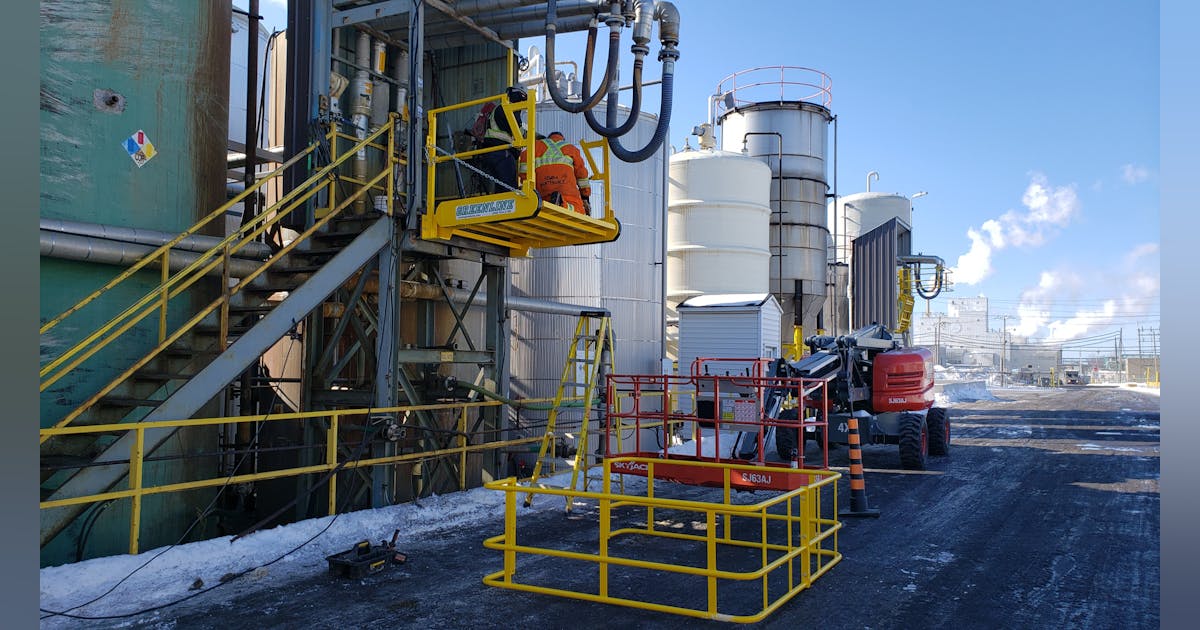 Complex Retrofit Fall Protection for Truck Loading | New Equipment Digest