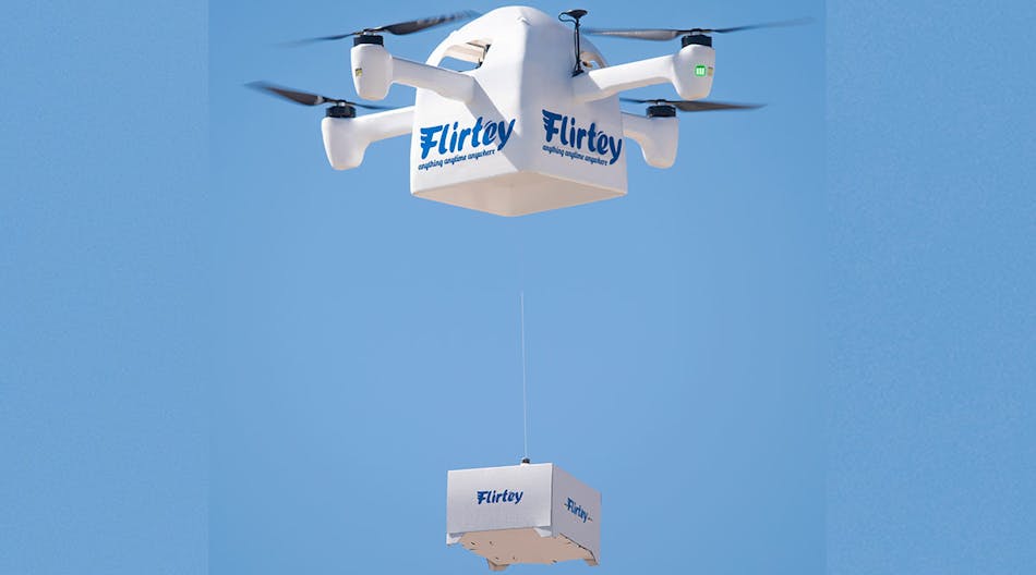 Flirtey Eagle Drone Delivery