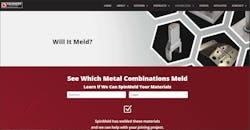 Coldwater&rsquo;s online friction welding materials compatibility calculator.