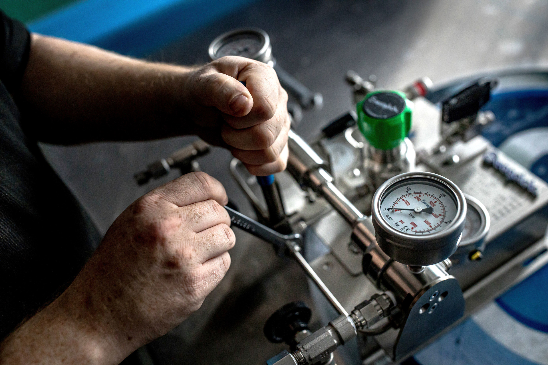 Through the Swagelok gas distribution program, advisors and technicians collaborate with customers to deliver fully assembled and tested gas distribution systems.