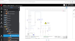 The benefits of eView: the production department or commissioning engineer can call up the schematics on a tablet computer and use the jump command to view details directly. The benefits of eView: the production department or commissioning engineer can call up the schematics on a tablet computer and use the jump command to view details directly.