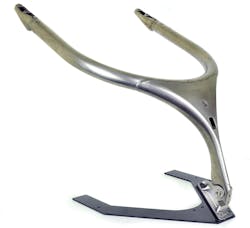 SST’s Titanium Driver Protection System (Halo). The halo is a driver crash-protection system used in open-wheel racing series, which consists of a curved bar placed to protect the driver's head. SST’s Titanium Driver Protection System (Halo). The halo is a driver crash-protection system used in open-wheel racing series, which consists of a curved bar placed to protect the driver's head.