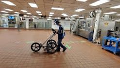 Concrete scanning and utility locating using GPR and RD at Gallo Winery facilities.