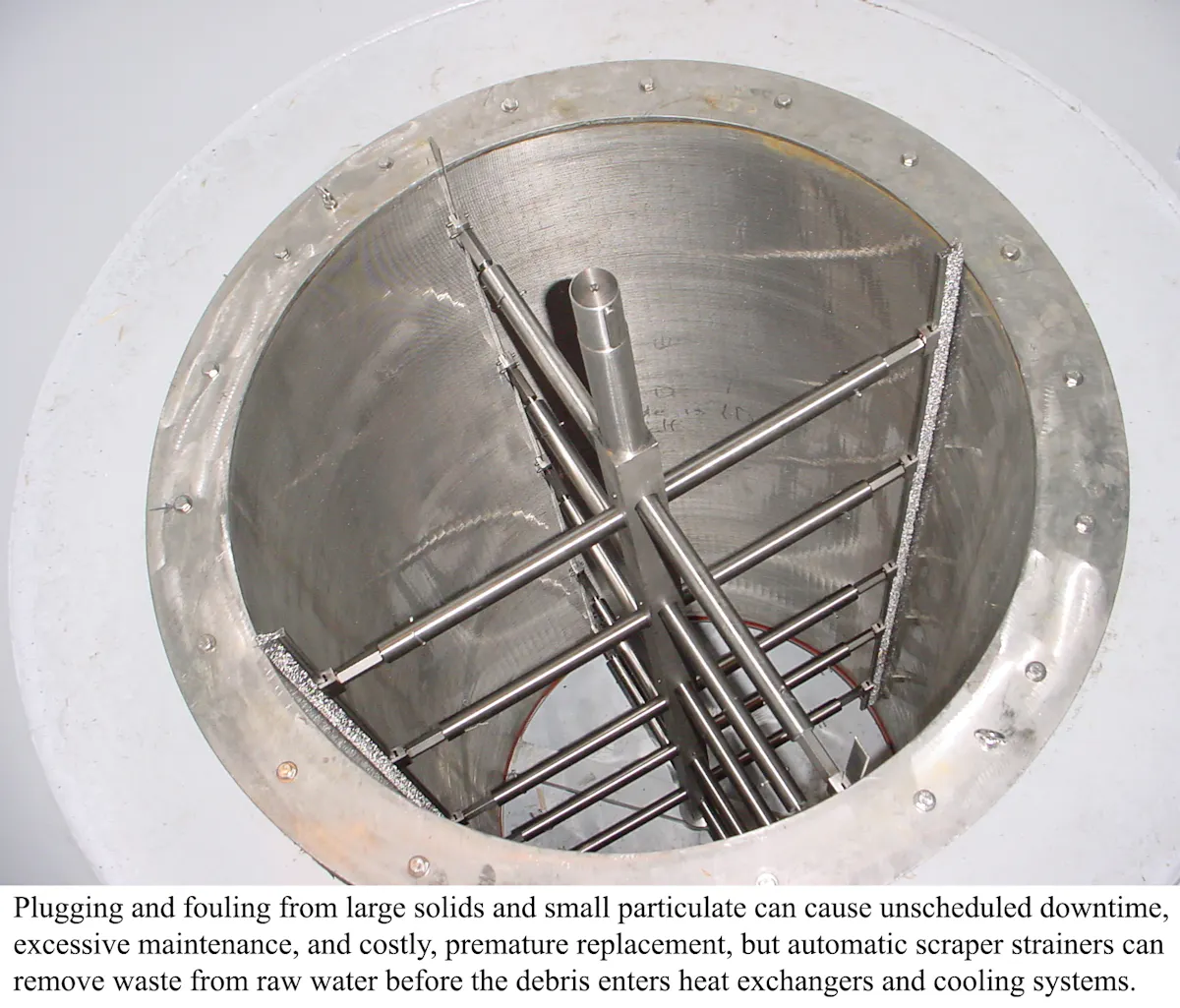 Automatic Self-Cleaning Scraper Strainers Filter Smallest Particles to ...