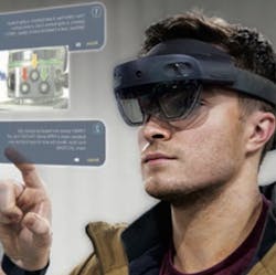 PBC Linear design engineer Beau Wileman demonstrates how the company uses augmented reality to speed up training and improve customer support. PBC Linear design engineer Beau Wileman demonstrates how the company uses augmented reality to speed up training and improve customer support.