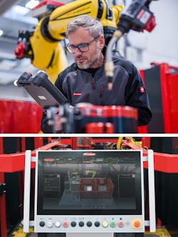 The higher-level HMI T21-RS system controls monitor and coordinate all components and visualize all processes in real-time. The higher-level HMI T21-RS system controls monitor and coordinate all components and visualize all processes in real-time.