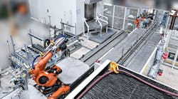 The fully automated machine concept enables an integral subframe to be jetted, cleaned and dried within 50 seconds.