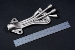 When AM is employed to produce complex fluid manifolds, engineers can optimize designs to reduce pressure drop, mechanical disturbances, and vibration. When AM is employed to produce complex fluid manifolds, engineers can optimize designs to reduce pressure drop, mechanical disturbances, and vibration.