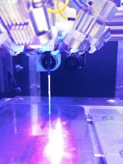 The resin is cured by UV radiation. The resin is cured by UV radiation.