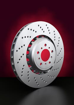 Zimmermann produces an alternative for Audi brake disc in wave shape. Zimmermann produces an alternative for Audi brake disc in wave shape.