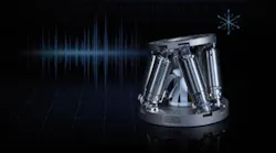 Figure 1a: Image stabilization algorithms and technologies need repeatable test conditions to be comparable and allow for faster progress. Hexapods are used to simulate unwanted camera vibration and motion in X, Y, Z, pitch, yaw, and roll during image recording.