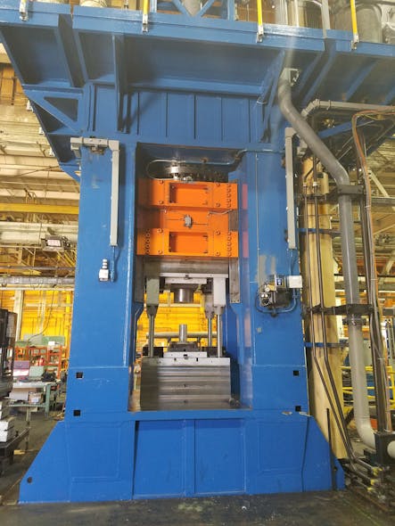 Erie Press 3,000 Ton High-Speed Forging Press with Servo Accumulator Drive