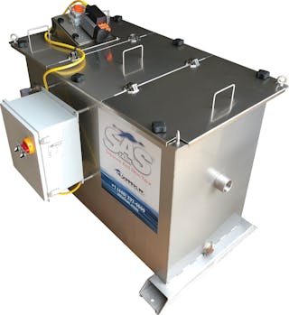 The SAS (Separate And Skim) Tank is a complete oil separation and removal solution for industrial process water and wastewater applications. It provides the opportunity (space and time) to efficiently separate and remove the oil. The oil-free water continues on its journey to be treated, reused or discharged.