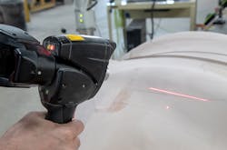 Close-up scan. Close-up scan.