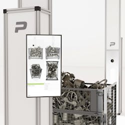 Each container taken from four sides is displayed in real-time on the monitor. Each container taken from four sides is displayed in real-time on the monitor.