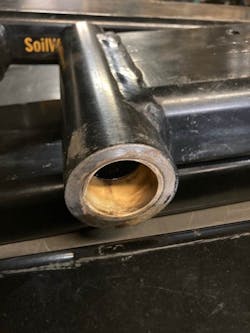 A three-point solution to help stop corrosion at pivot points for agriculture equipment includes the GKF shaft, self-lubricating bushings, and a synthetic wax-based corrosion inhibitor that protects the housing bore. A three-point solution to help stop corrosion at pivot points for agriculture equipment includes the GKF shaft, self-lubricating bushings, and a synthetic wax-based corrosion inhibitor that protects the housing bore.