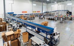 After the AMRs drop their carts as directed by the system at an open packing station they are ready for the next work assignment. After the AMRs drop their carts as directed by the system at an open packing station they are ready for the next work assignment.