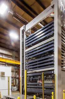 One of the tall laser posters at Brunswick Steel. One of the tall laser posters at Brunswick Steel.