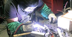 The fabrication RRC includes a Miller TIG welder with 400-amp AC/DC, pulse, waveform, and frequency adjustments, wireless foot pedal, and water-cooled torch. The fabrication RRC includes a Miller TIG welder with 400-amp AC/DC, pulse, waveform, and frequency adjustments, wireless foot pedal, and water-cooled torch.