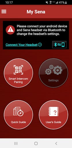 Sena's simple and intuitive app. Sena's simple and intuitive app.