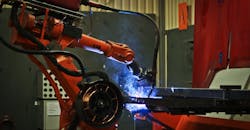 Abb Automated Welding Robot In Tczew Factory 60c7e019c4899
