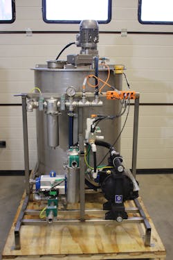 DMK Oy's Mixing & Dilution Station for forging shops. DMK Oy's Mixing & Dilution Station for forging shops.