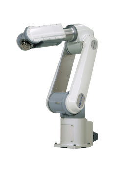 Shibaura Machine's TV1000H robot. Shibaura Machine's TV1000H robot.