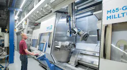 Bredel has fully automated the WFL M65-G Millturn with a gantry loader and a jaw quick-change system.