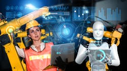 Human and Robot Working
