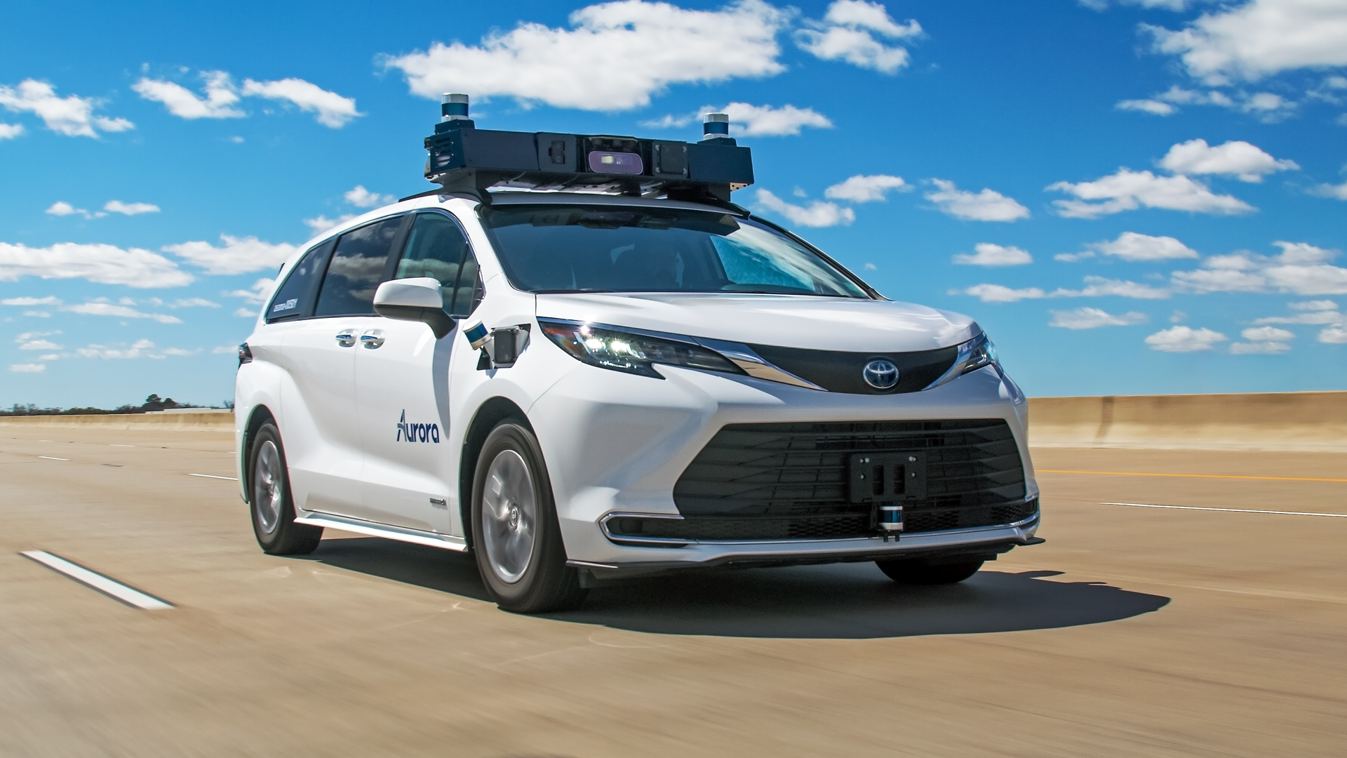 Aurora unveiled its test fleet of its autonomous custom-designed Toyota Sienna vehicles featuring Toyota&rsquo;s Vehicle Control Interface (VCI) and Sienna Autono-MaaS (S-AM) platform.